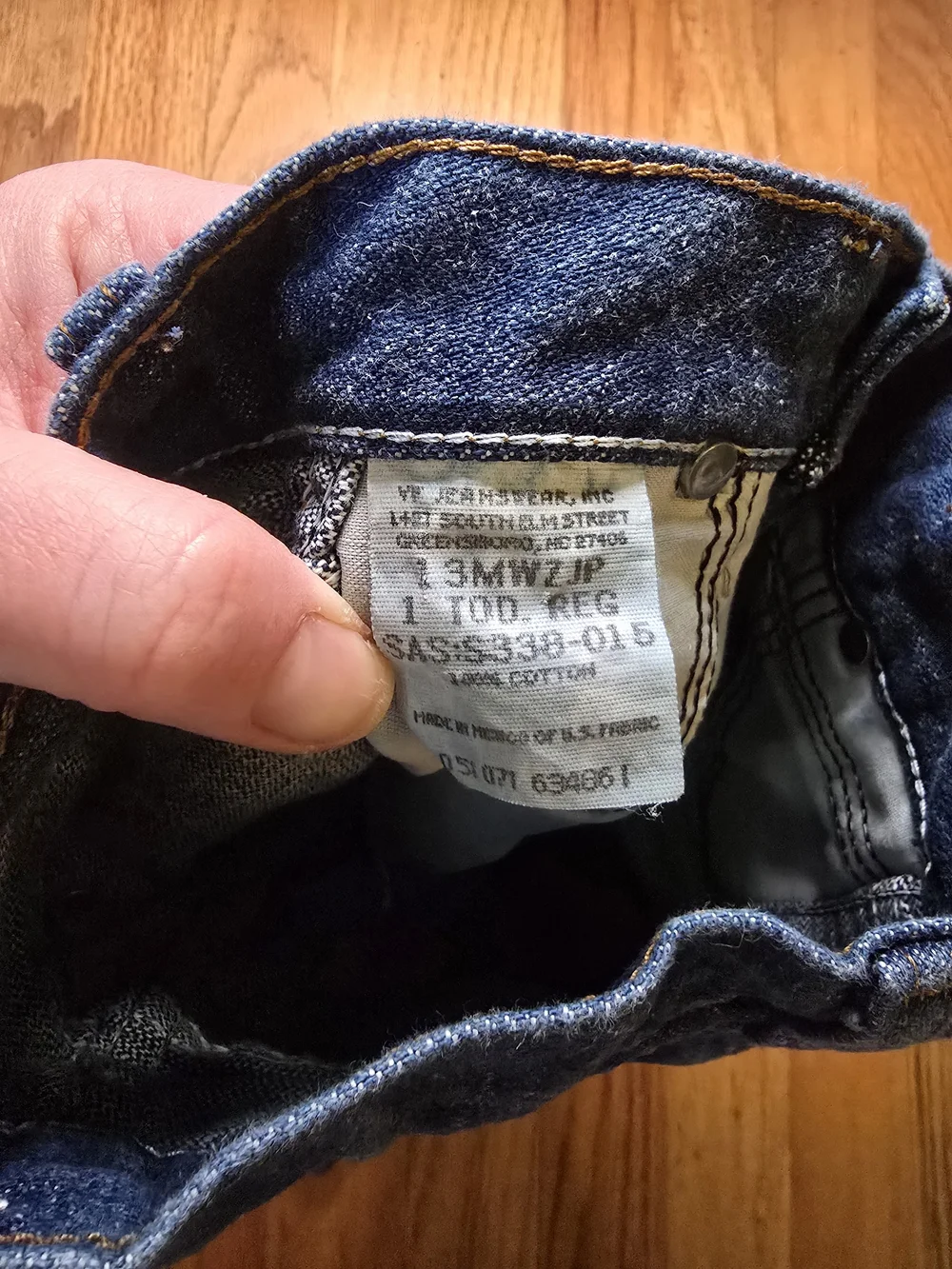 Vintage Wrangler Toddler Boys Jeans Size 1T Dark Wash Western Cowboy Denim